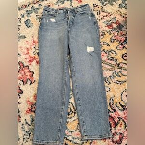 Old Navy Medium Blue Straight Leg Jeans